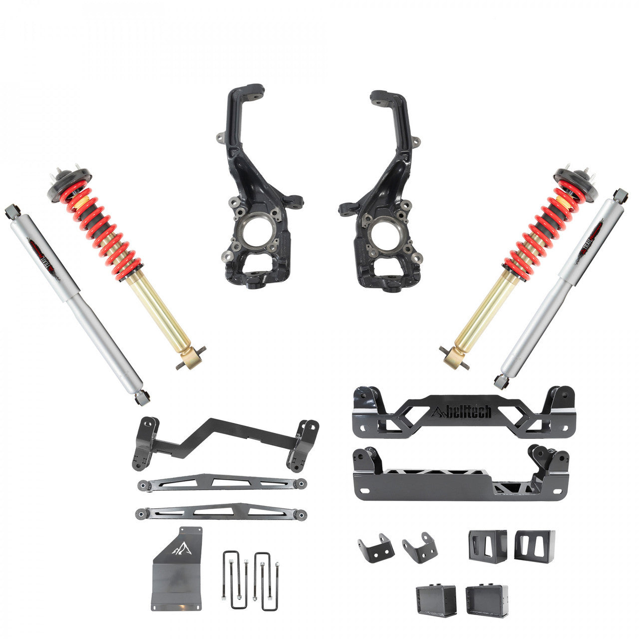 2015-2020 Ford F-150 4wd 6-7" Trail Performance Lift Kit - Belltech 152501TPC