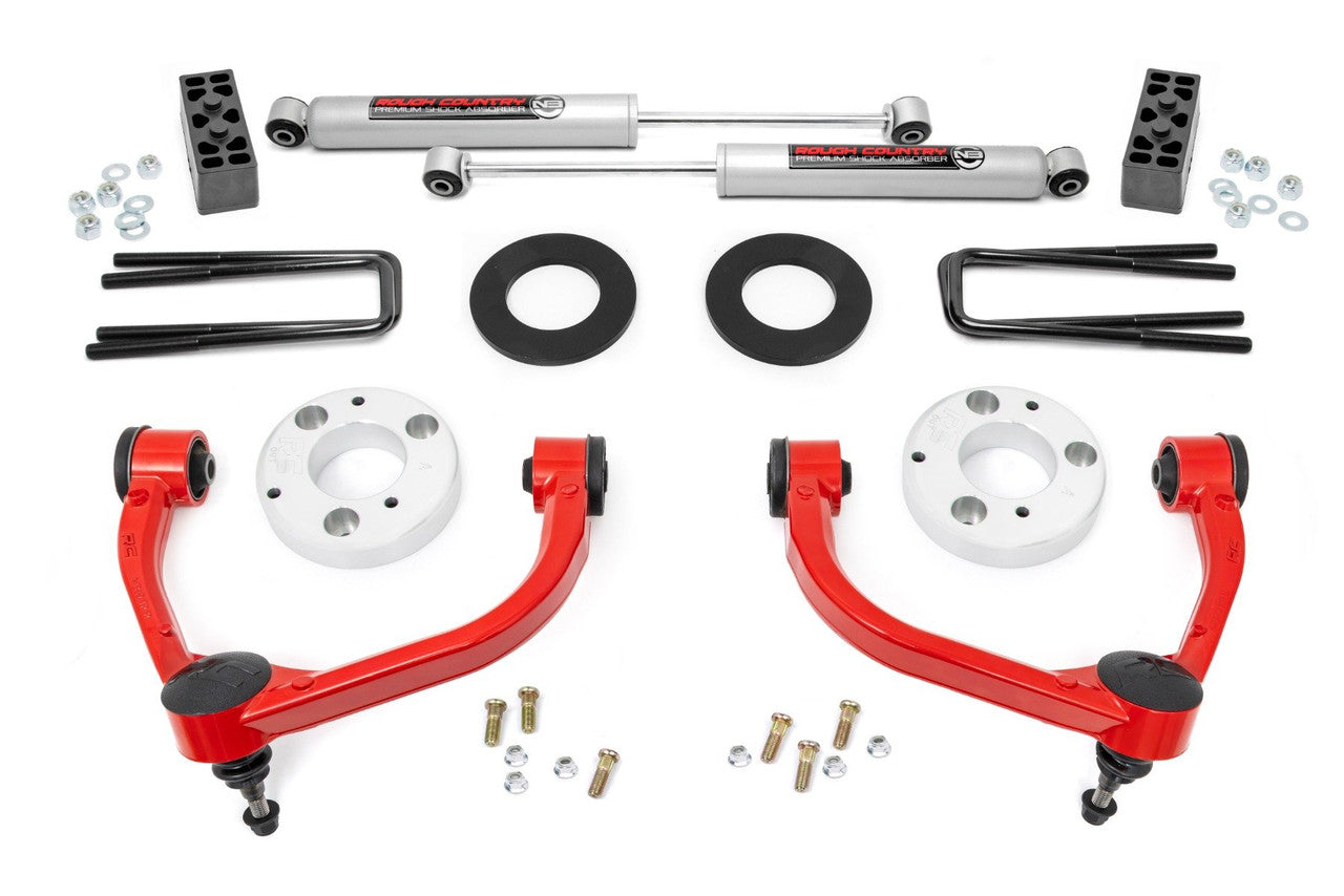 3" Lift Kit For Ford F-150 4WD - Rough Country 51014RED