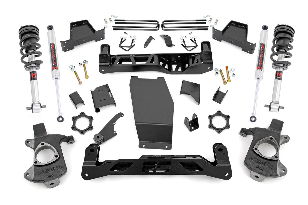 6 Inch Lift Kit Cast Steel M1 Struts/M1 - Rough Country 22641