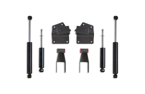 1999-2006 SILVERADO/SIERRA 1500 2WD 4″ REAR LOWERING BOX KIT (SPINDLE DROP)