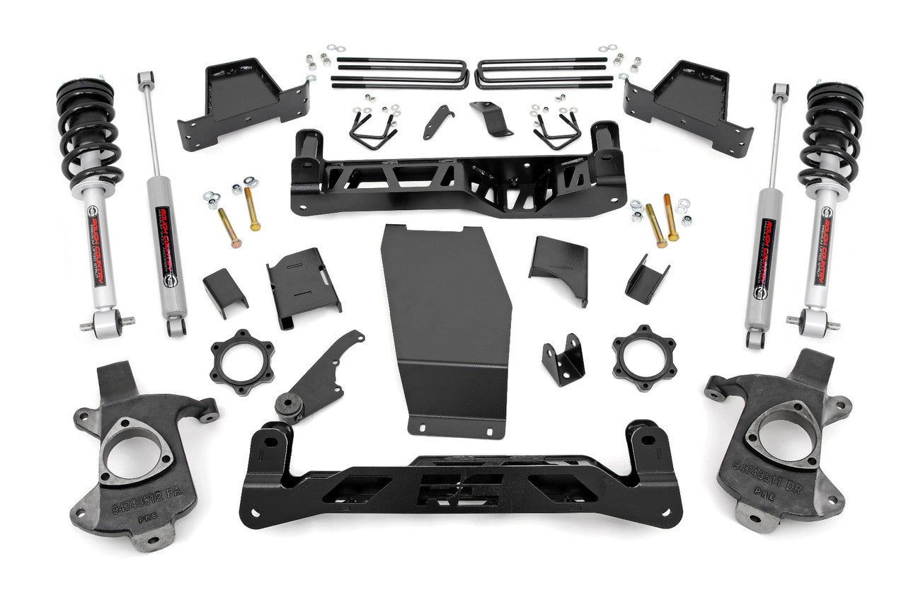 2014-2018 Chevy & GMC Silverado/Sierra 1500 4WD 6" Lift Kit - Rough Country 22632