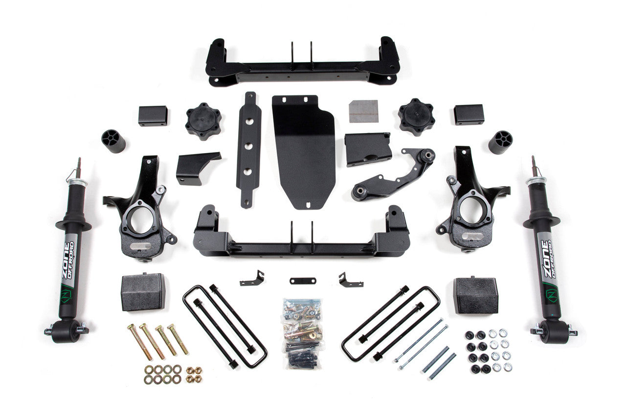 6.5" Lift Kit with Strut Shock - Zone Offroad ZONC59