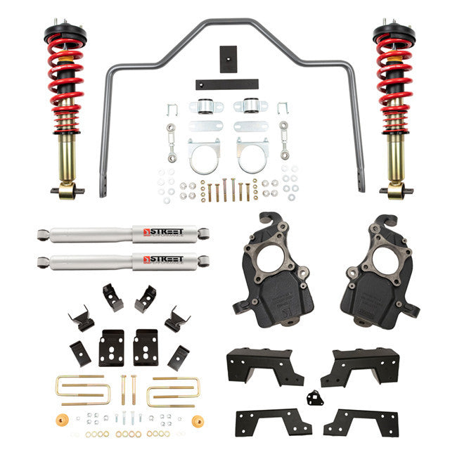 2015-2020 Ford F150 2wd/4wd 5/6" Lowering Kit w/ Adjustable Performance Coilovers - Belltech 1008HK