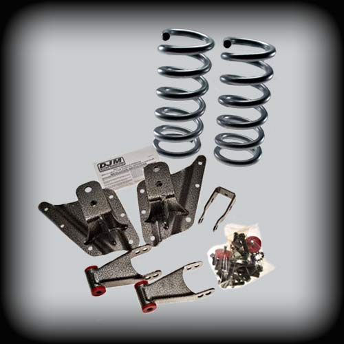 2002 – 2006 Chevy Silverado / Sierra 2 Inch Springs 4 Inch Rear Leaf Spring Hanger & Shackle Kit LONG BED ONLY