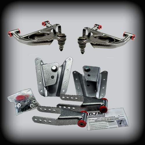2002-2006 Chevy/GMC Silverado Long Bed 2 inch Front / 4 inch Rear Lowering Kit (Control Arms)