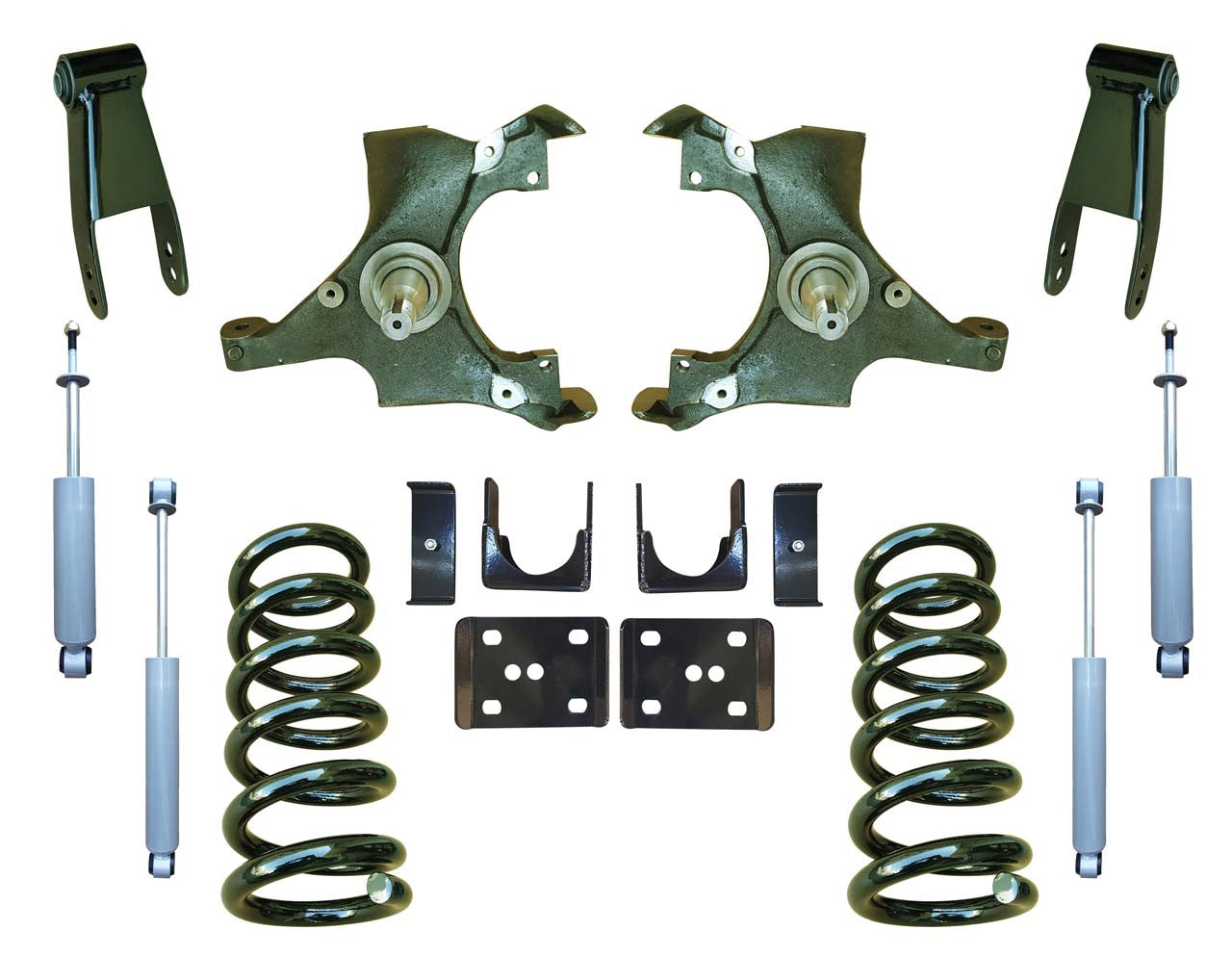 88 - 98 C1500 4" / 7" Drop Kit + Shocks
