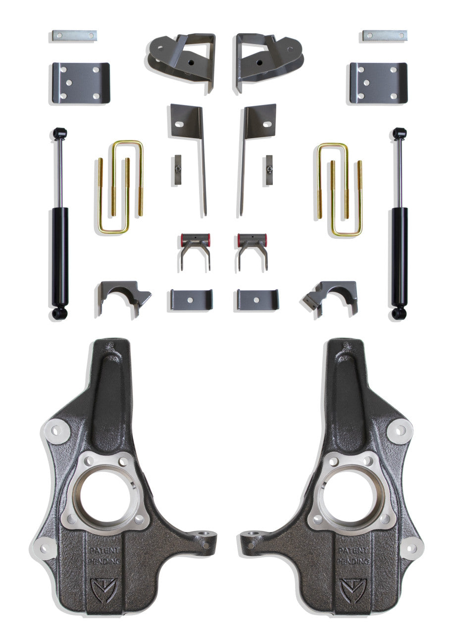 2019-2023 GM 1500 2wd/4wd Pickup 2/4" Spindle Lowering Kit - MaxTrac KS331924