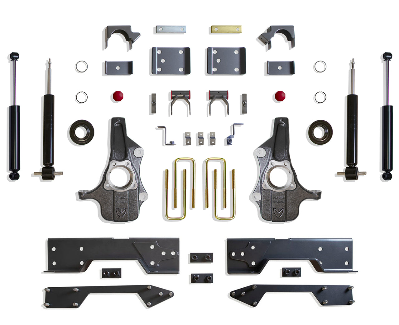 2019-2025 Chevy & GMC 1500 2wd & 4wd 4/6" Premium Drop Kit - MaxTrac KS331946S