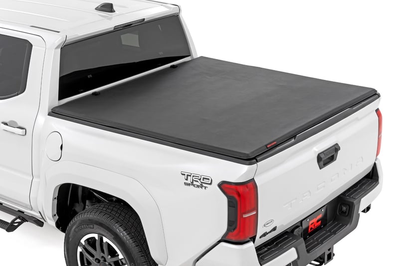 Soft Tri-Fold Bed Cover 5' Bed | Dbl Cab | Toyota Tacoma 2WD/4WD (24-26)