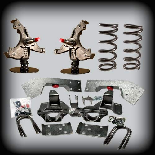 1992-1999 Chevy Suburban 4 inch Front / 5 inch Rear Complete Lowering Kit