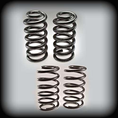 1963-1972 C10 with Coil Spring Rear & Drum Brakes 2 inch Front / 3 inch Rear Complete Lowering Kit (Shocks Included)
