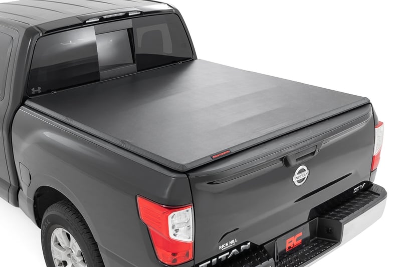 Soft Tri-Fold Bed Cover 5'7" Bed | Nissan Titan 2WD/4WD (2017-2024)