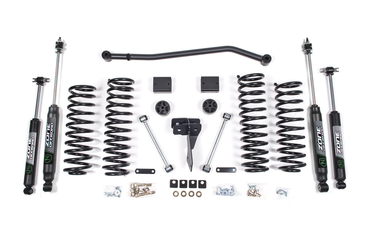 4" Coil Spring Lift Kit - Zone Offroad ZONJ37N