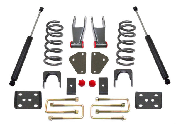 LOWERING KIT W/ V6 COILS – 2″/5″ DROP HEIGHT 2002-2008 RAM 1500 2WD (V6 ONLY)