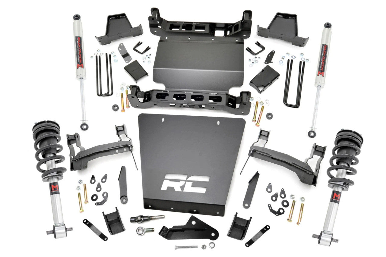7" Lift Kit With M1 Struts For Chevy/GMC 1500 - Rough Country 29840