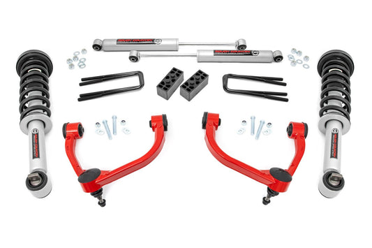 3" Lift Kit With N3 Struts - Rough Country 54531RED