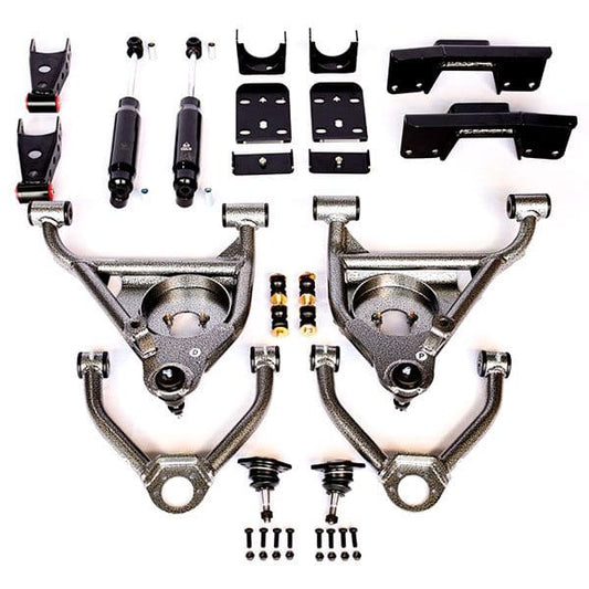 1999-2006 (2007 CLASSIC) GM 2WD 5/7 LOWERING KIT W/ BOLT ON C-NOTCH