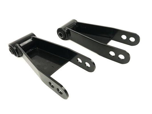 2020-2025 Chevy & GMC 2500/3500HD Adjustable 1"-2" Premium Rear Lowering Shackles - 900700