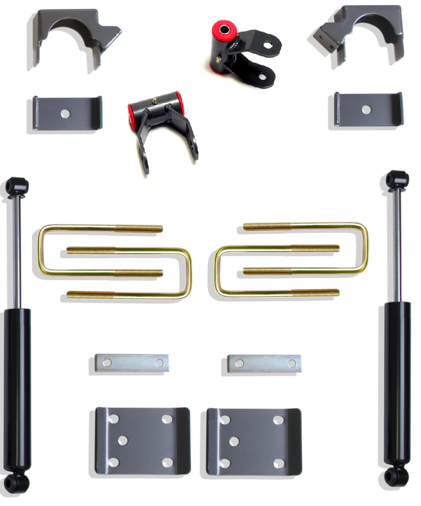 2019-2023 Chevy & GMC 1500 2wd/4wd 6" MaxTrac Rear Flip Kit W/ Shocks - 201960