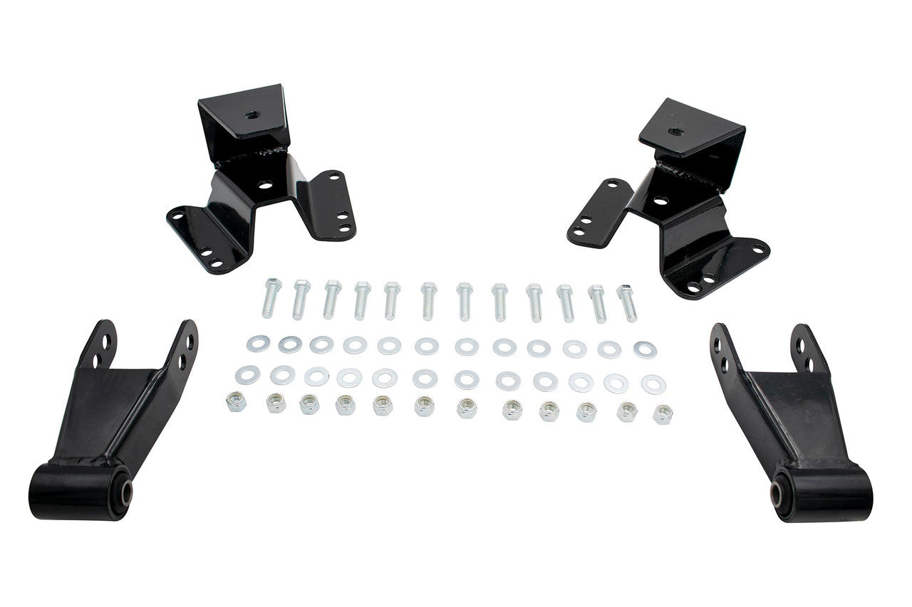 73 - 87 Chevy / GMC C10 / C15 3" - 4" Adjustable Rear Drop Hanger / Shackle Kit