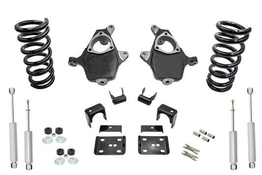 1999 - 2006 Silverado / Sierra 1500 (V6) 3" / 5" Spindle Coil Drop Kit and Shocks