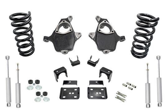 1999 - 2006 Silverado / Sierra 1500 (V8) 3" / 5" Spindle Coil Drop Kit and Shocks
