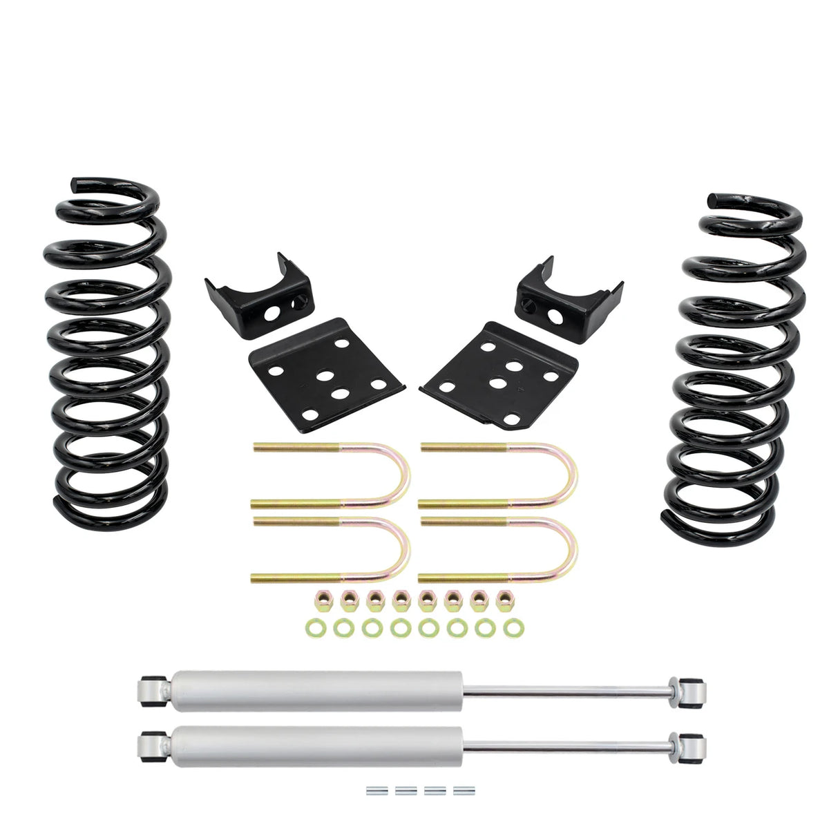 3/6 Lowering Kit for 2015-2020 Ford F-150 V8 2WD - Coils + Rear Shocks
