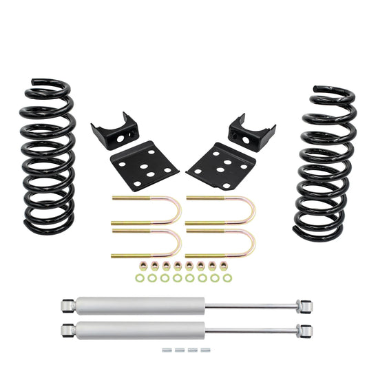 3/6 Lowering Kit for 2015-2020 Ford F-150 V8 2WD - Coils + Rear Shocks