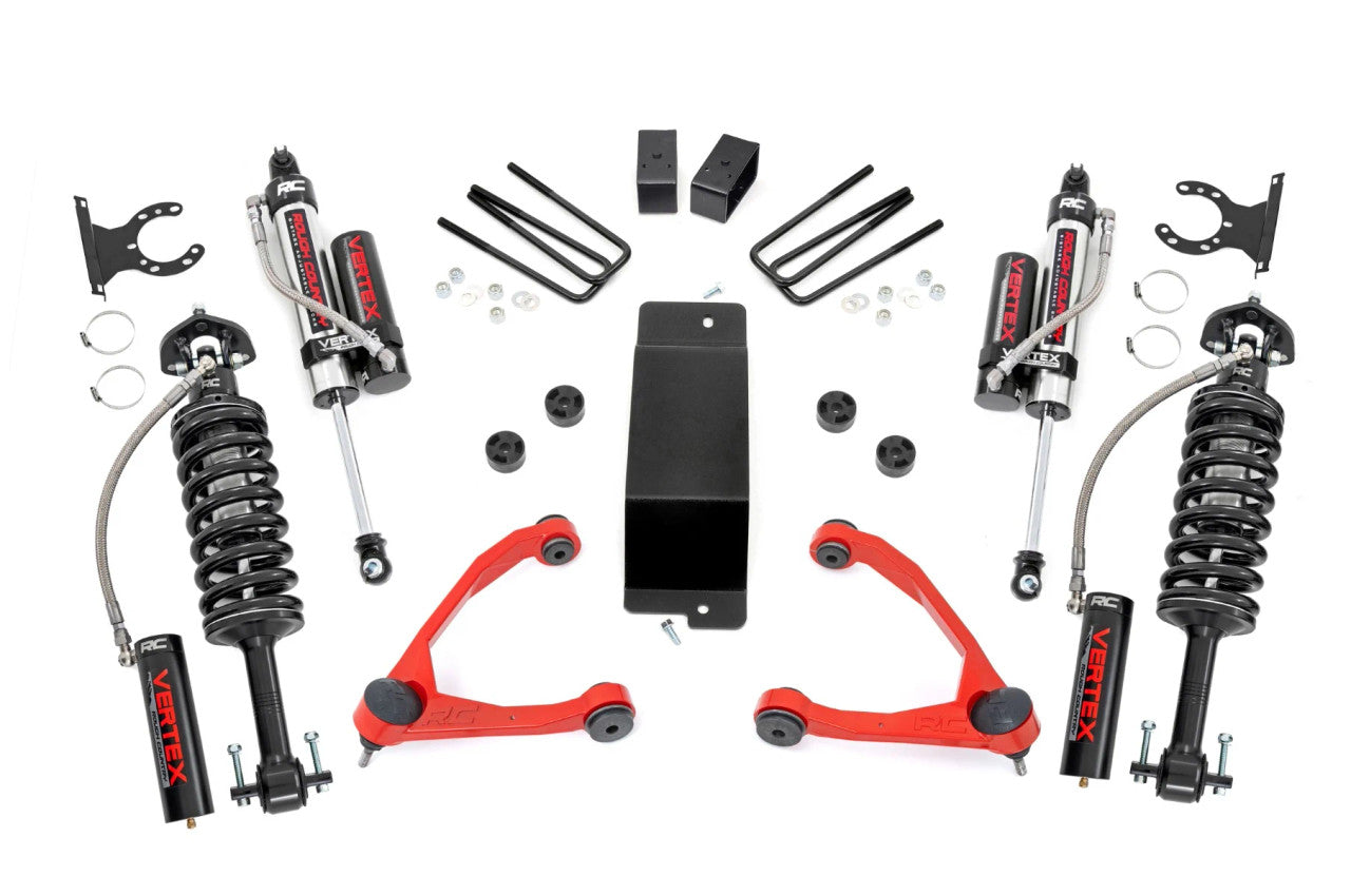 3.5 Inch Lift Kit Forged UCA Vertex - Rough Country 19450RED