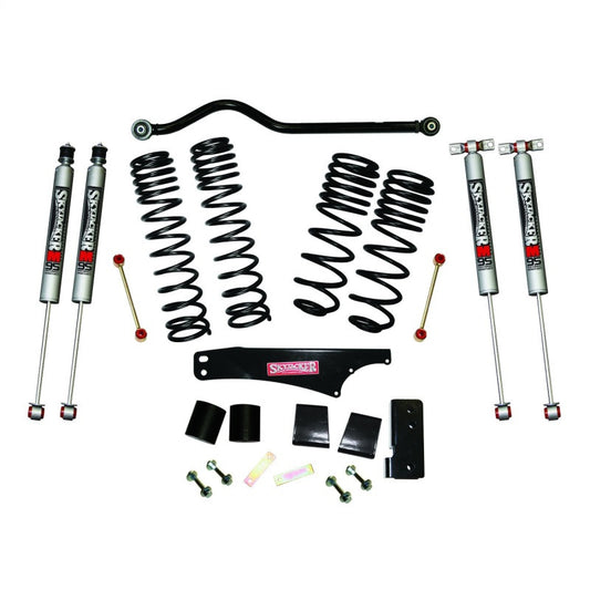 Skyjacker 2007-2018 Jeep Wrangler JK 4 Door 4WD Long Travel 3.5in-4in Lift Kit W/M95 Monotube Shocks - JK40BPMLT