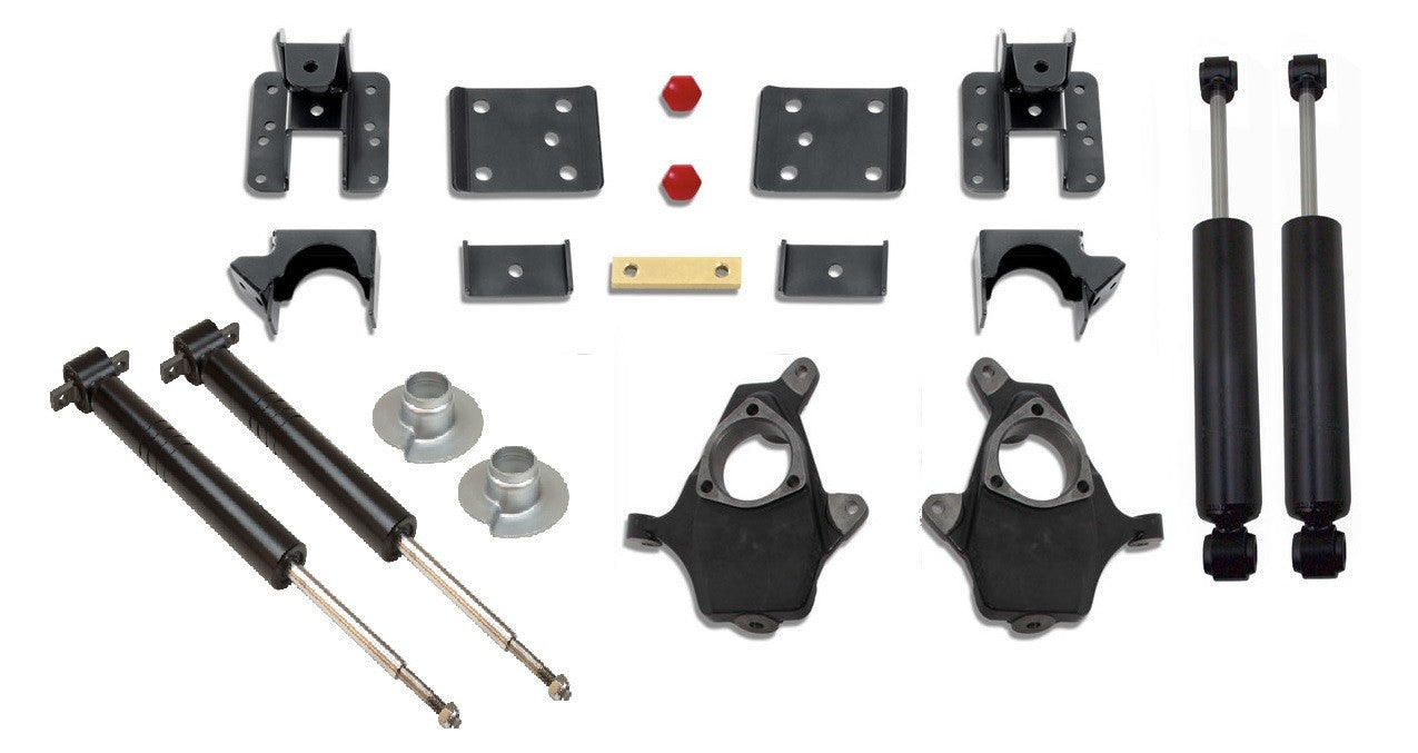 2007-2016 Chevy & GMC 1500 2wd/4wd Pickup 3/5" or 4/6" Lowering Kit - MaxTrac K331336S