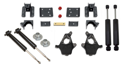 2007-2016 Chevy & GMC 1500 2wd/4wd Pickup 3/5" or 4/6" Lowering Kit - MaxTrac K331336S