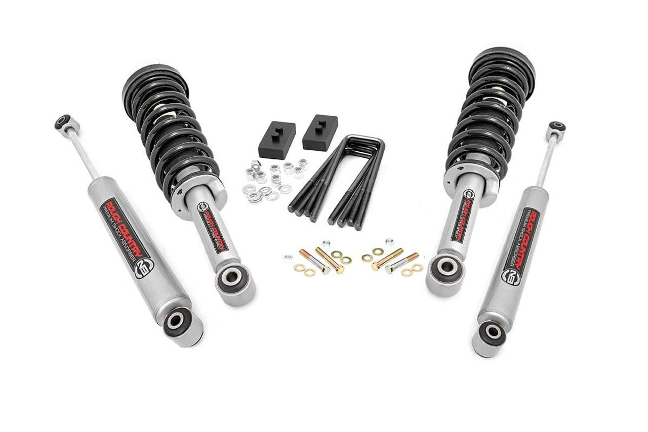 2021-2023 FORD F-150 4WD 2" LEVELING LIFT KIT W/ N3 STRUTS & SHOCKS - ROUGH COUNTRY 57131