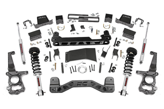 2015-2020 Ford F-150 4WD 6" Lift Kit W/ N3 Struts & Rear Shocks - Rough Country 55731