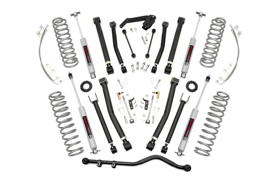2007-2010 Jeep Wrangler JK Unlimited 2WD 4" Lift Kit - Rough Country 67430