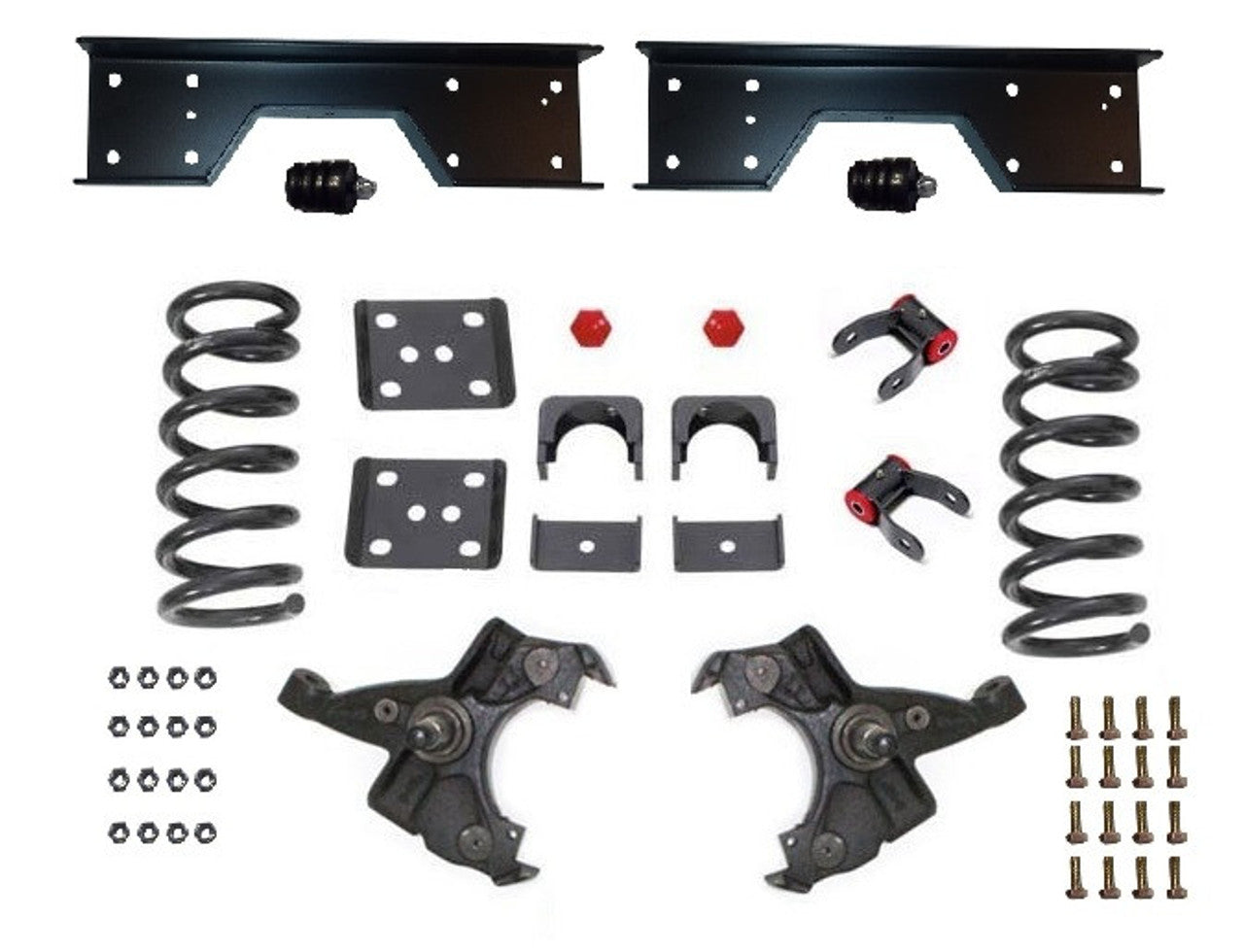 1988-1998 GMC SIERRA 1500 2WD 5/7" DELUXE DROP KIT - PRS-889857G