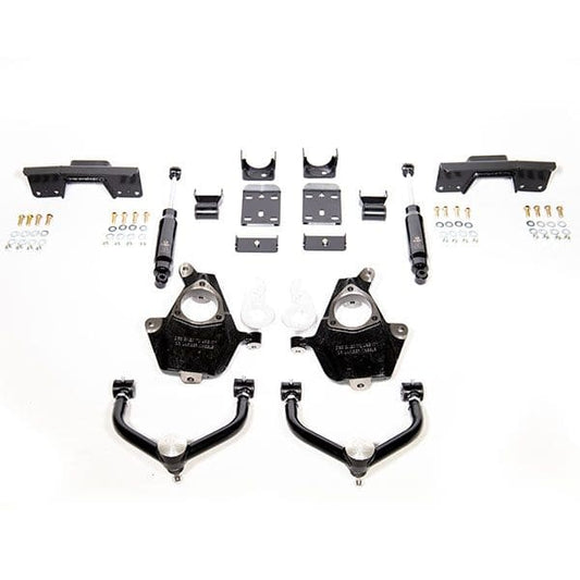 1999-2006 (2007 CLASSIC) GM 4WD 3/5 LOWERING KIT W/ BOLT ON C-NOTCH