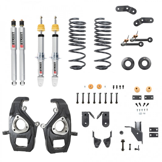 2019-2024 Dodge Ram 1500 2WD/4WD (Non-Classic, 6-Lug) 2"F / 3-4"R Lowering Kit - Belltech 1060SP