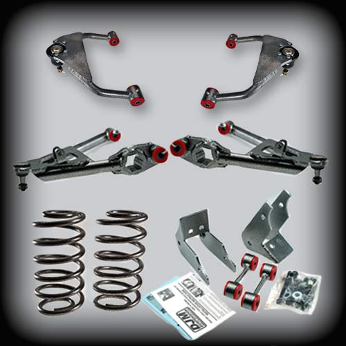 2001 – 2006 Avalanche/Suburban 3inch front/ 3inch rear Lowering Kit (Shocks Included)