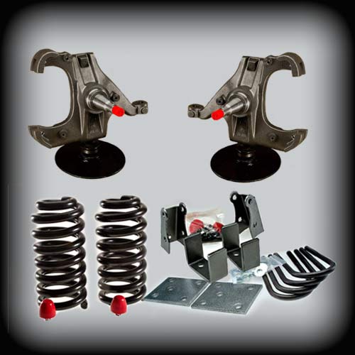 1973 – 1987 Chevy/GMC C10 5inch Front/5inch Rear Lowering Kit (1.25 inch rotor)