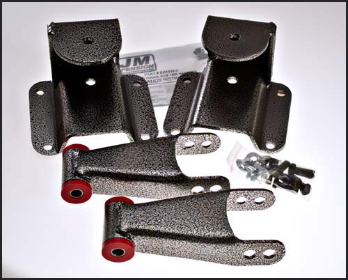 1994-1999 Dodge Ram 4 inch Rear Lowering Hanger & Shackle Kit