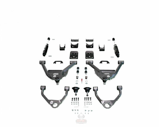 IHC 2014-2018 GM1500 (ALUMINUM/STAMPED) 4/6 LOWERING KIT EXTENDED/CREW CAB