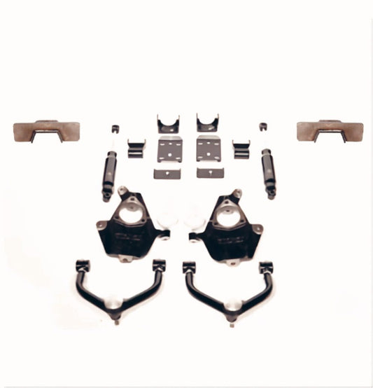 1999-2006 (2007 CLASSIC) GM 4WD 3/5 LOWERING KIT W/ WELD ON C-NOTCH