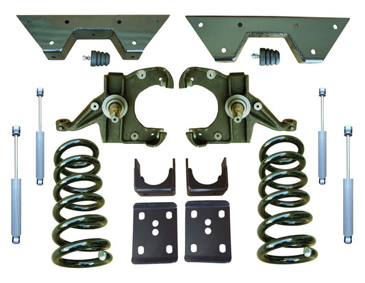73 - 87 C10, C15 6" Drop Kit (1") + Shocks, C-Notch