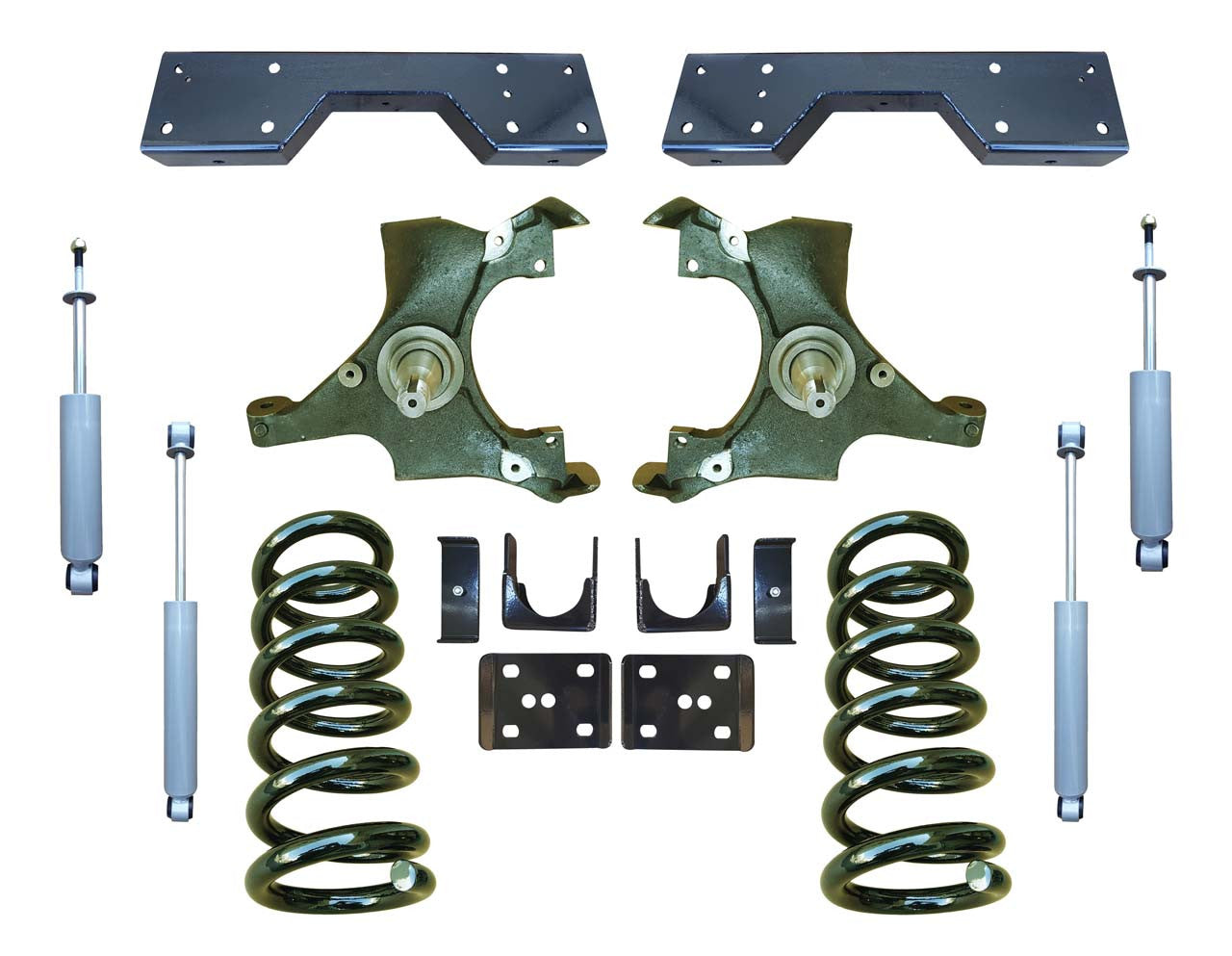 88 - 98 C1500 5" / 6" Drop Kit + Shocks, C-Notch