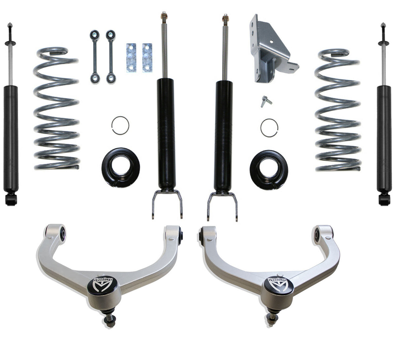 2019-2025 Dodge RAM 1500 2wd/4wd 2/4" Camber Correction Lowering Kit - MaxTrac K332724-CA