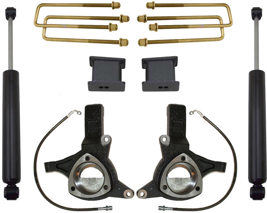 2007-2018 Chevy & GMC 1500 2wd W/ Cast Steel Arms 4.5/2" MaxTrac Lift Kit W/ Shocks - K881343