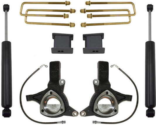 2007-2018 Chevy & GMC 1500 2wd W/ Cast Steel Arms 4.5/2" MaxTrac Lift Kit W/ Shocks - K881343