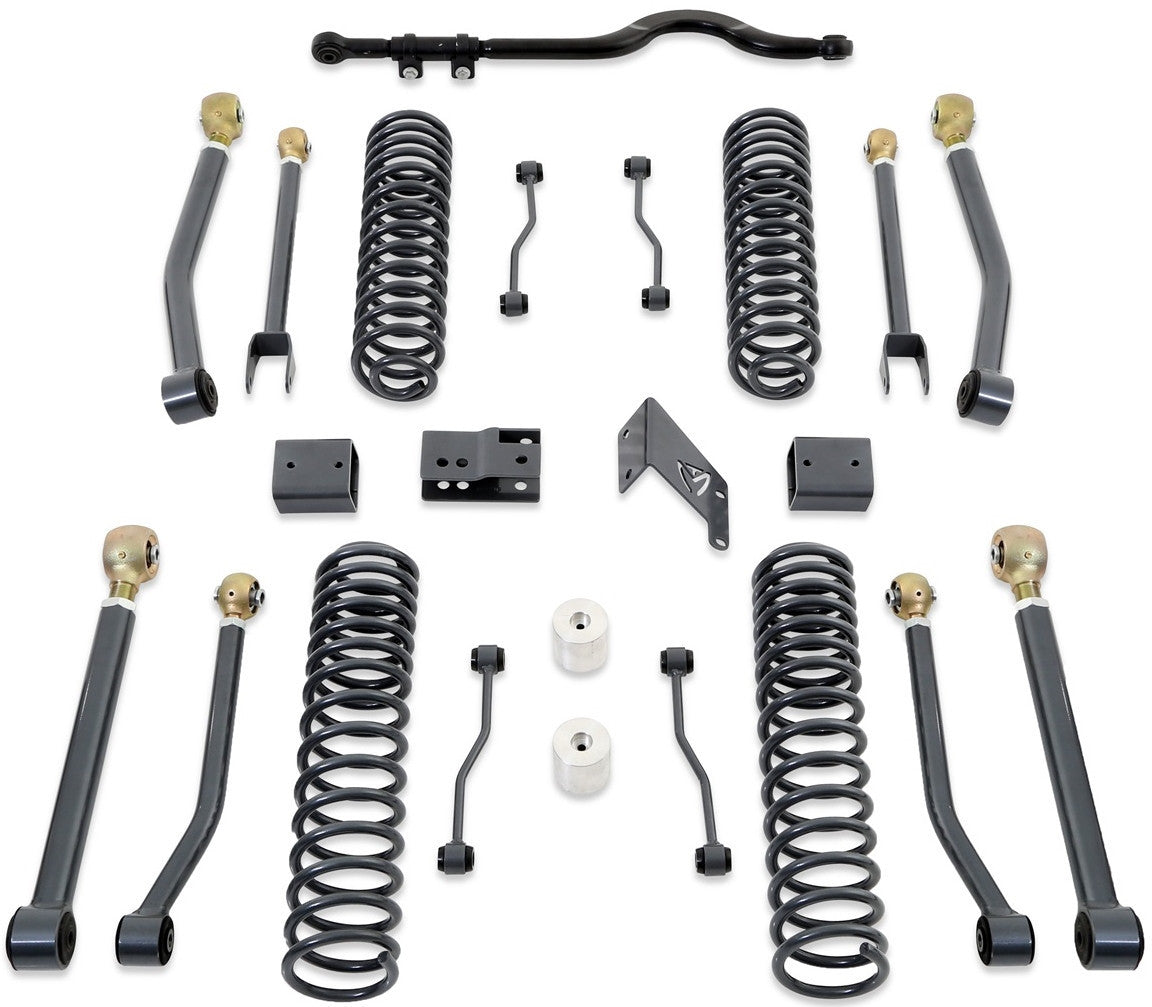 2007-2018 Jeep Wrangler JK 2wd/4wd 4.5" MaxTrac Coil Lift Kit W/ Front Track Bar & Adj. Arms - K889745A