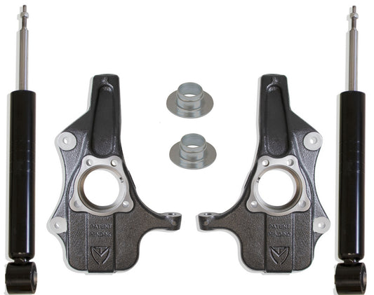 2021-2025 GM SUV 2wd/4wd Non Active Ride 2/3" Spindle Lowering Kit - MaxTrac KS330803